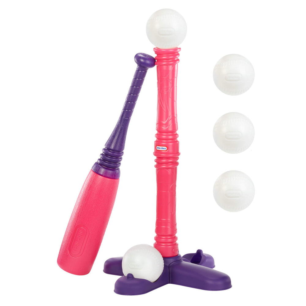 TotSports™ T-Ball Set - Pink Baseball Set for Kids 18M+ Little Tikes
