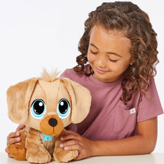 Rescue Tales Interactive Golden Retriever Plush Toy Little Tikes