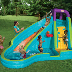 Inflatable water slide - Slam n Curve Little Tikes