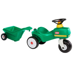Little Tikes Tractor & Cart – Foot-to-Floor Toddler Ride-On