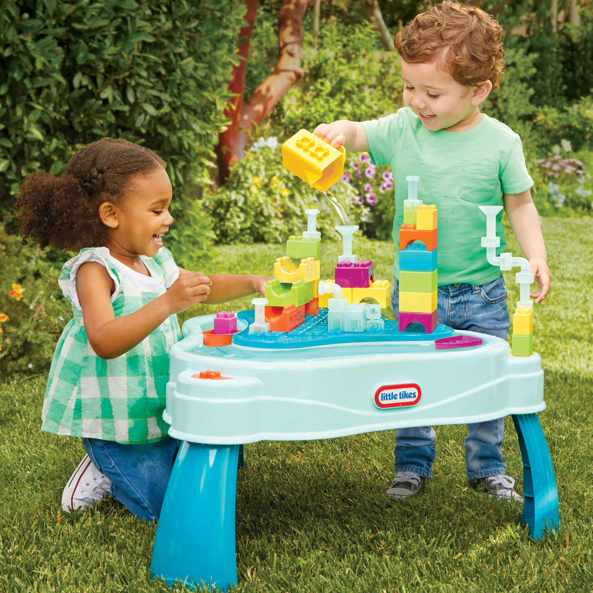 Little Tikes Build & Splash Water For Toddlers