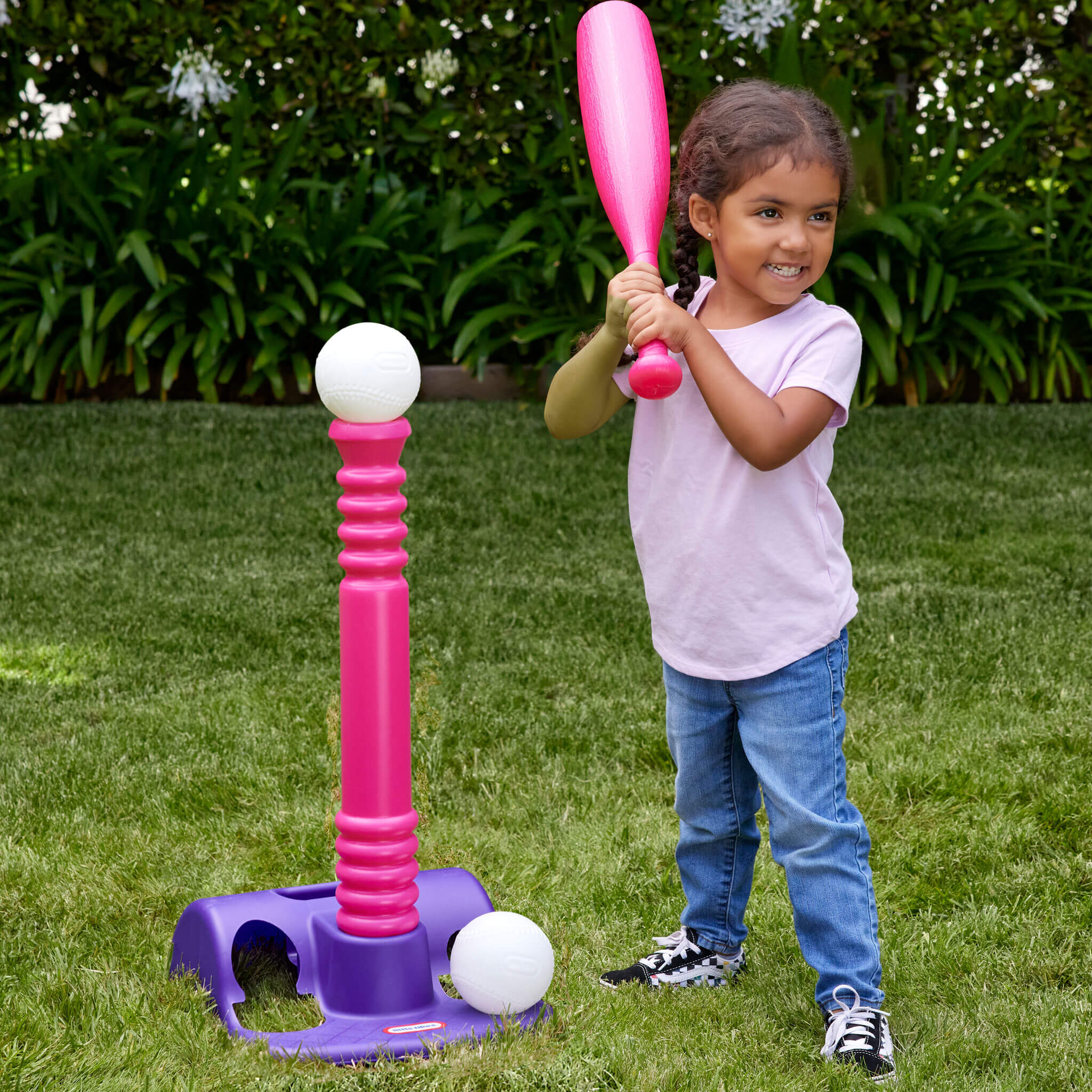 TotSports T-Ball set Pink/Purple Little Tikes