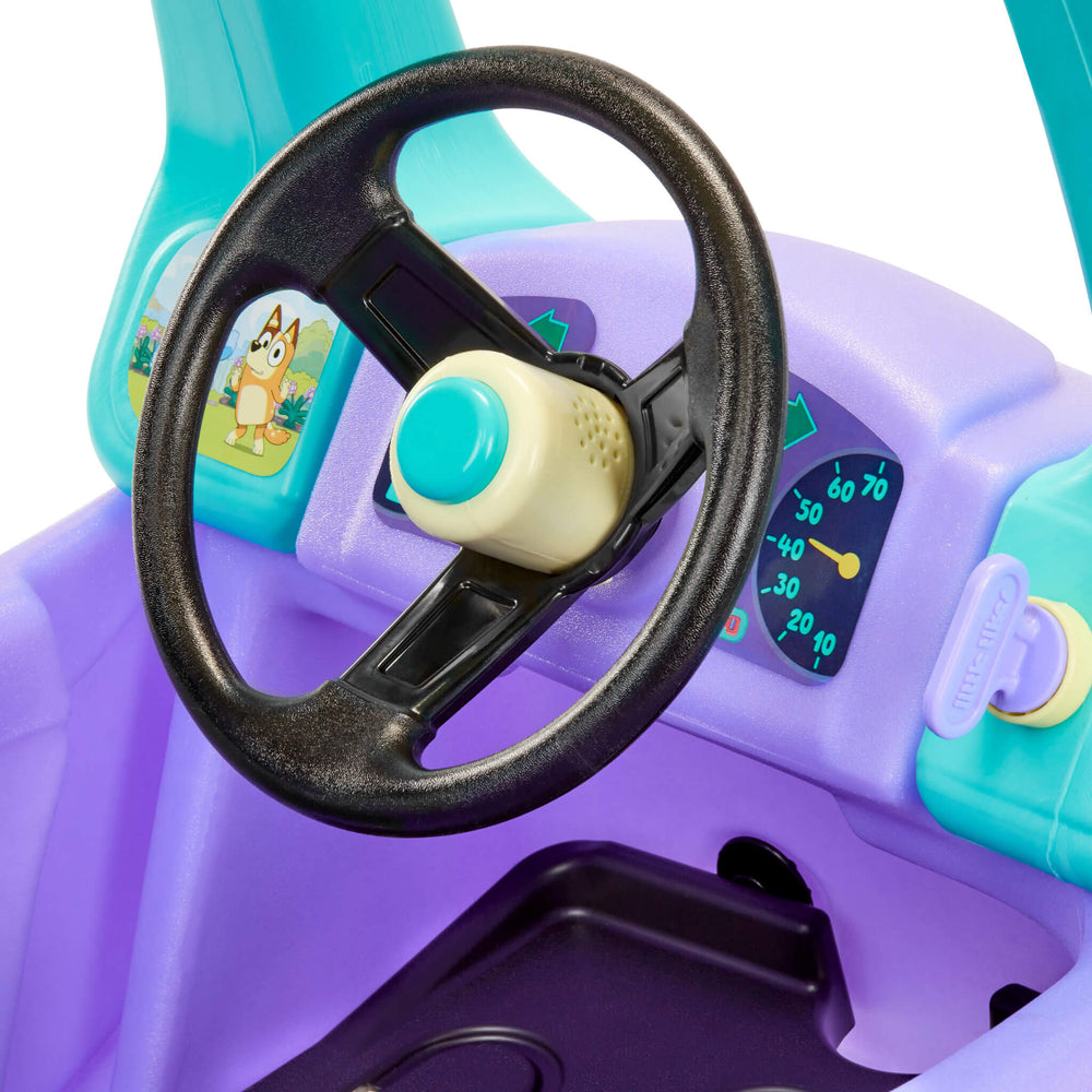 Little Tikes Bluey Grannies Car Coupe Interactive Ride-On Toy