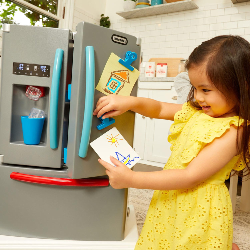 Little Tikes First Fridge – Realistic Pretend Play Refrigerator