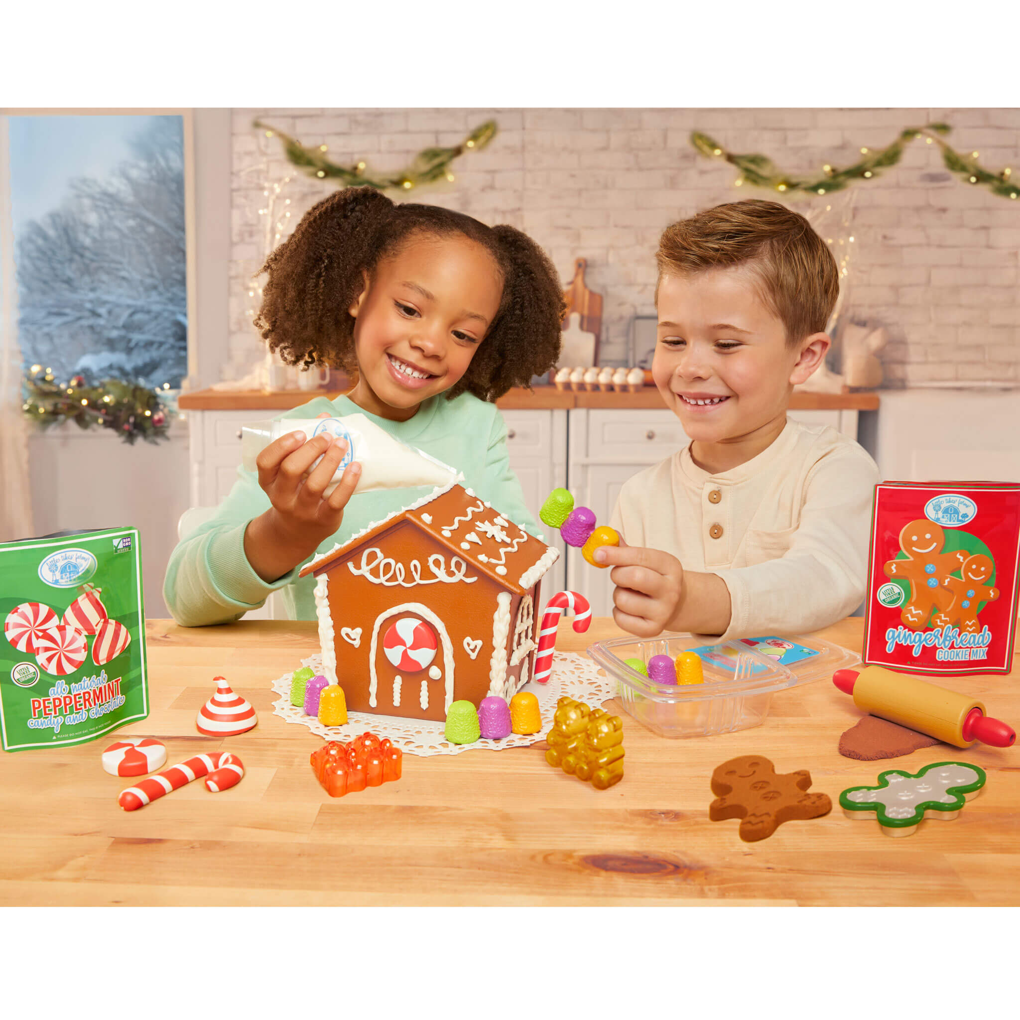 Creative Chefs™ Gingerbread House Kit - Little Tikes Play Food Set