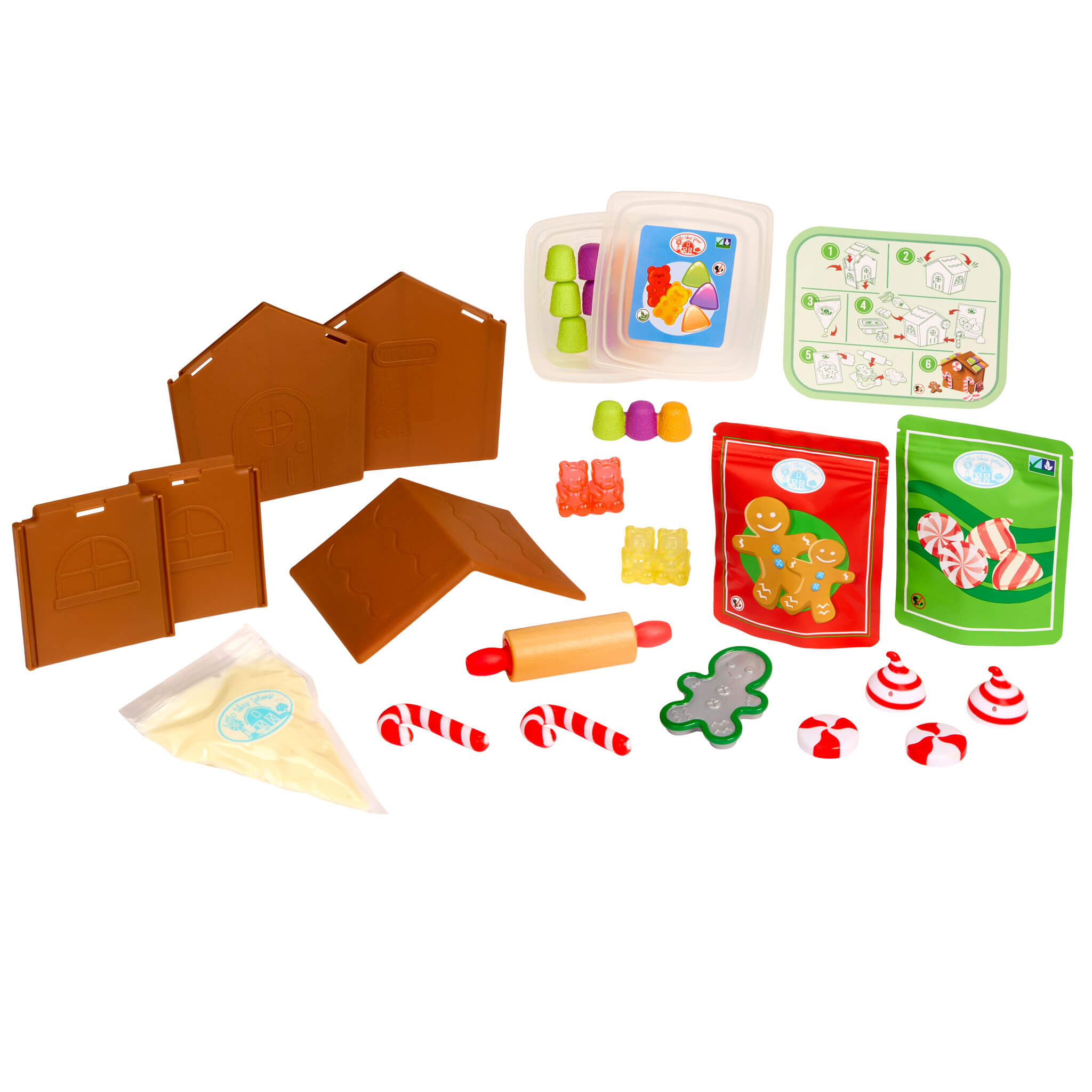 Creative Chefs™ Gingerbread House Kit - Little Tikes Play Food Set