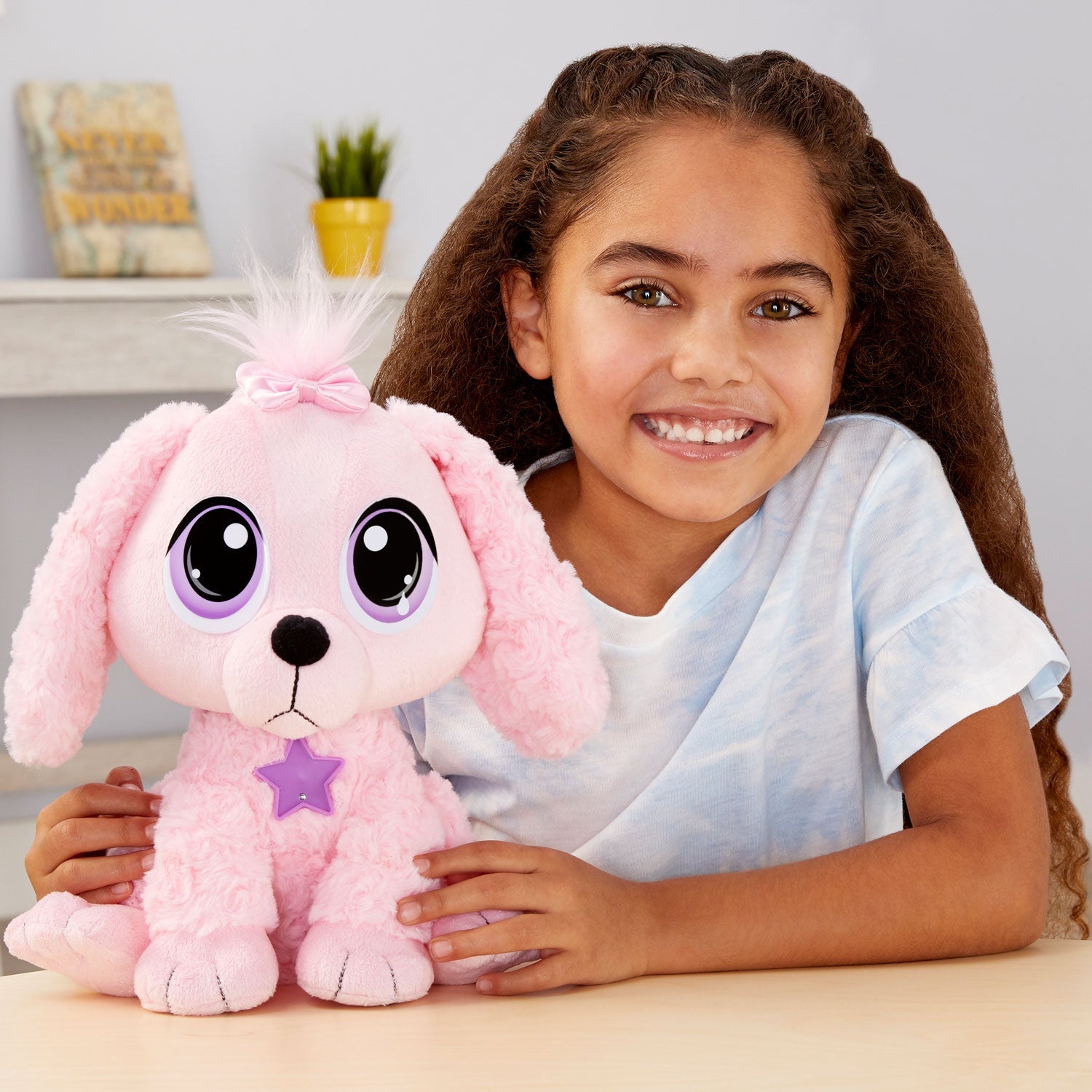 Rescue Tales Pink Poodle Plush Toy - Adoptable Pet with Doghouse Little Tikes