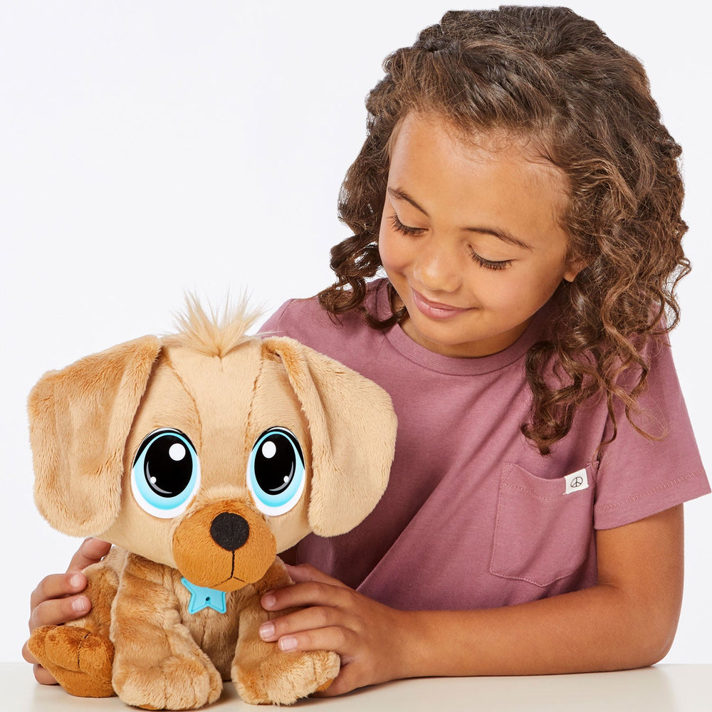 Rescue Tales Interactive Golden Retriever Plush Toy Little Tikes