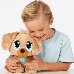 Rescue Tales Interactive Golden Retriever Plush Toy Little Tikes