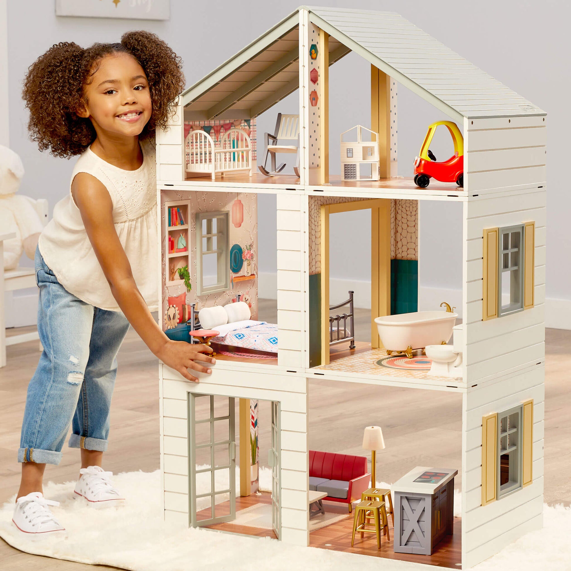 Little Tikes Stack 'n Style™ Wood Dollhouse | Little Tikes
