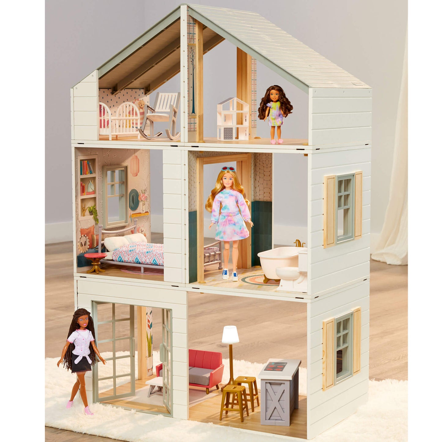 Little Tikes Stack 'n Style™ Wood Dollhouse | Little Tikes