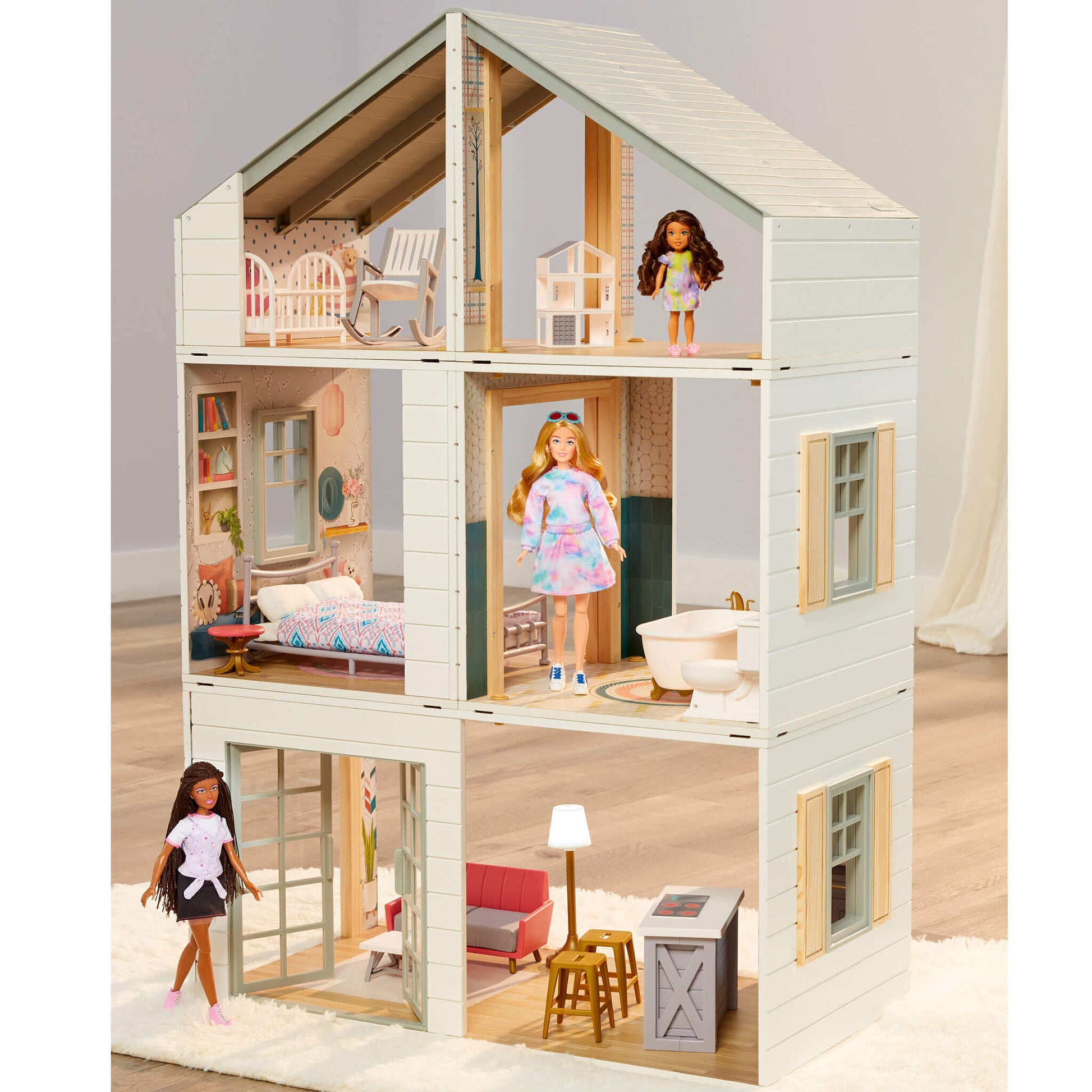 Little Tikes Stack 'n Style™ Wood Dollhouse | Little Tikes