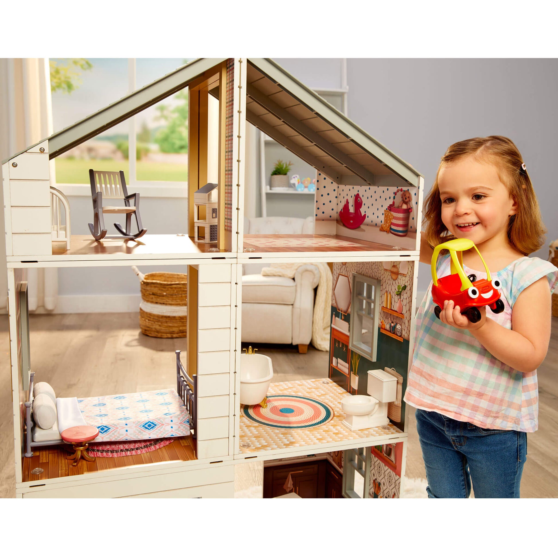 Little Tikes Stack 'n Style™ Wood Dollhouse | Little Tikes