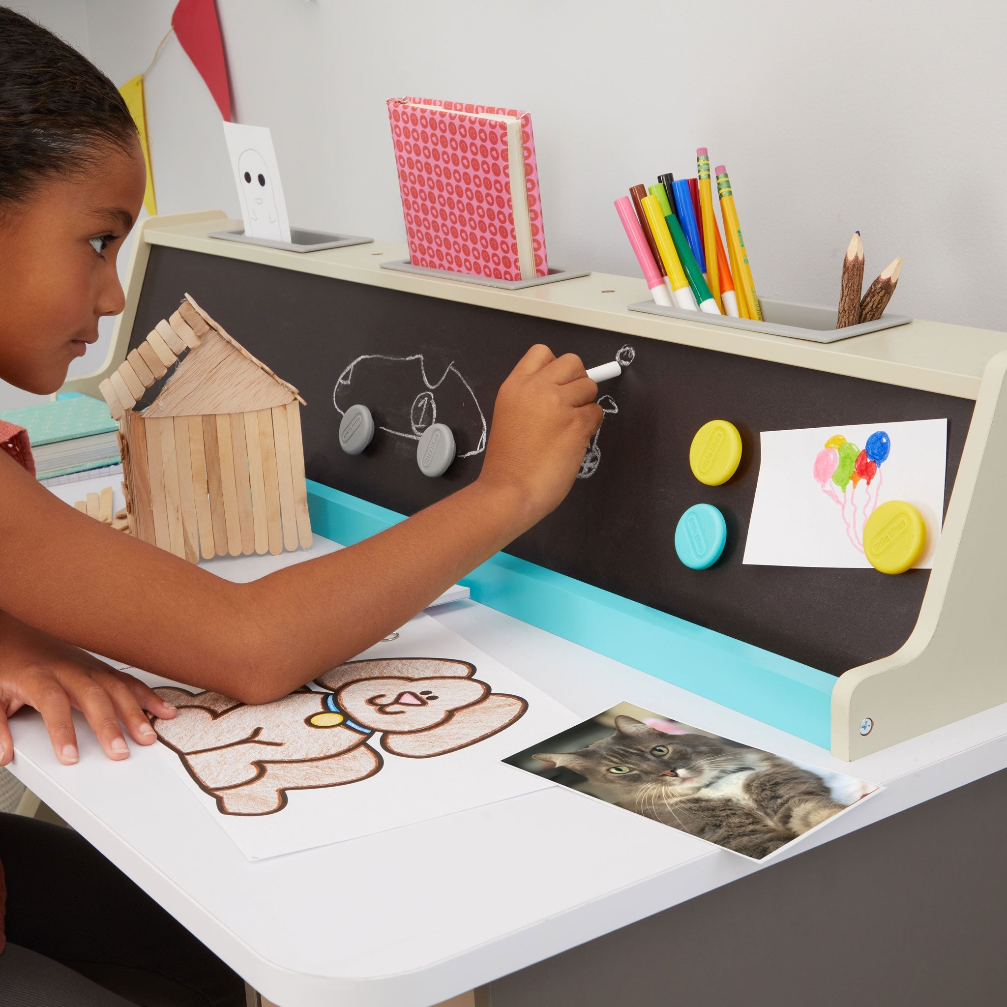 Little Tikes 2-in-1 Chalkboard Desk