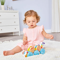 Wooden Critters Pull Toy - Unicorn Little Tikes