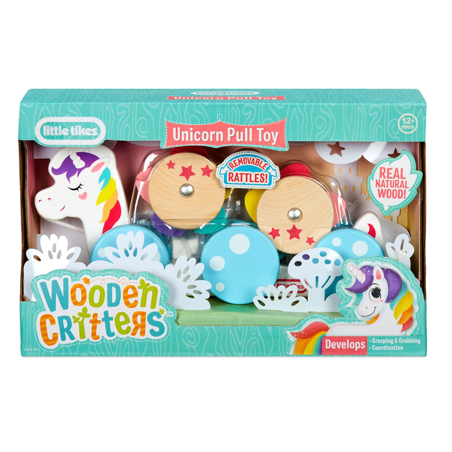 Wooden Critters Pull Toy - Unicorn Little Tikes