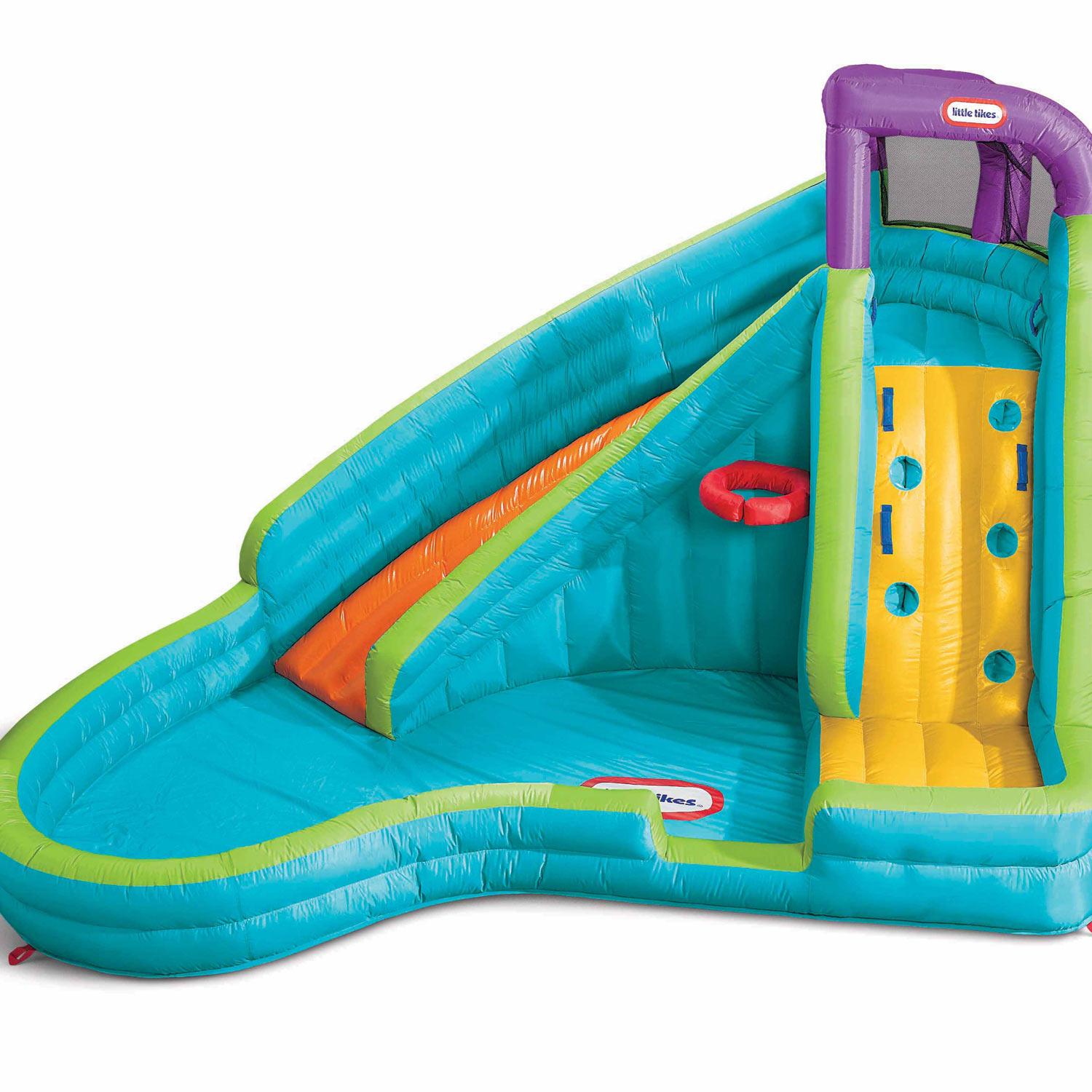 Inflatable water slide - Slam n Curve Little Tikes