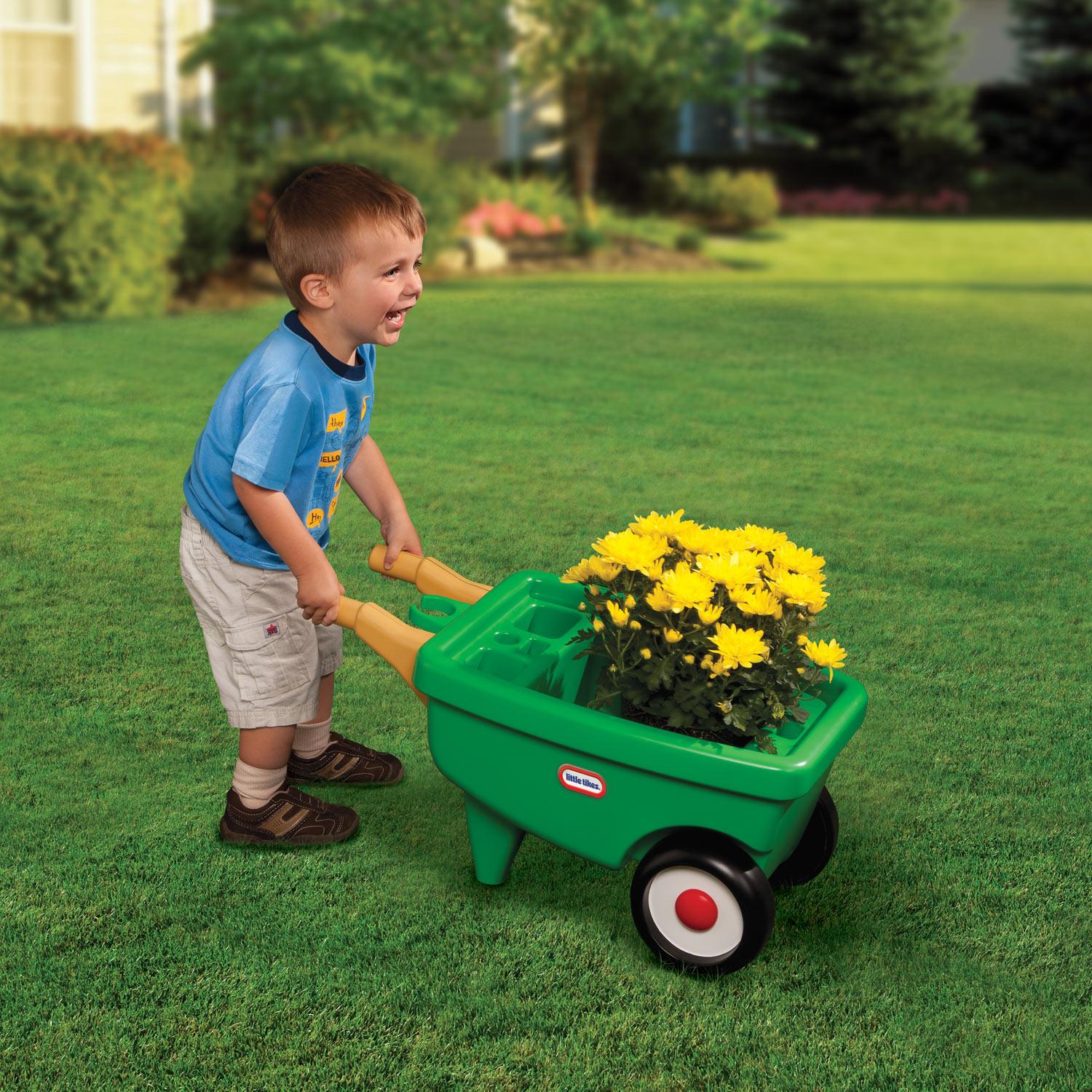 Little Tikes 2-in-1 Garden Cart & Wheelbarrow Toy