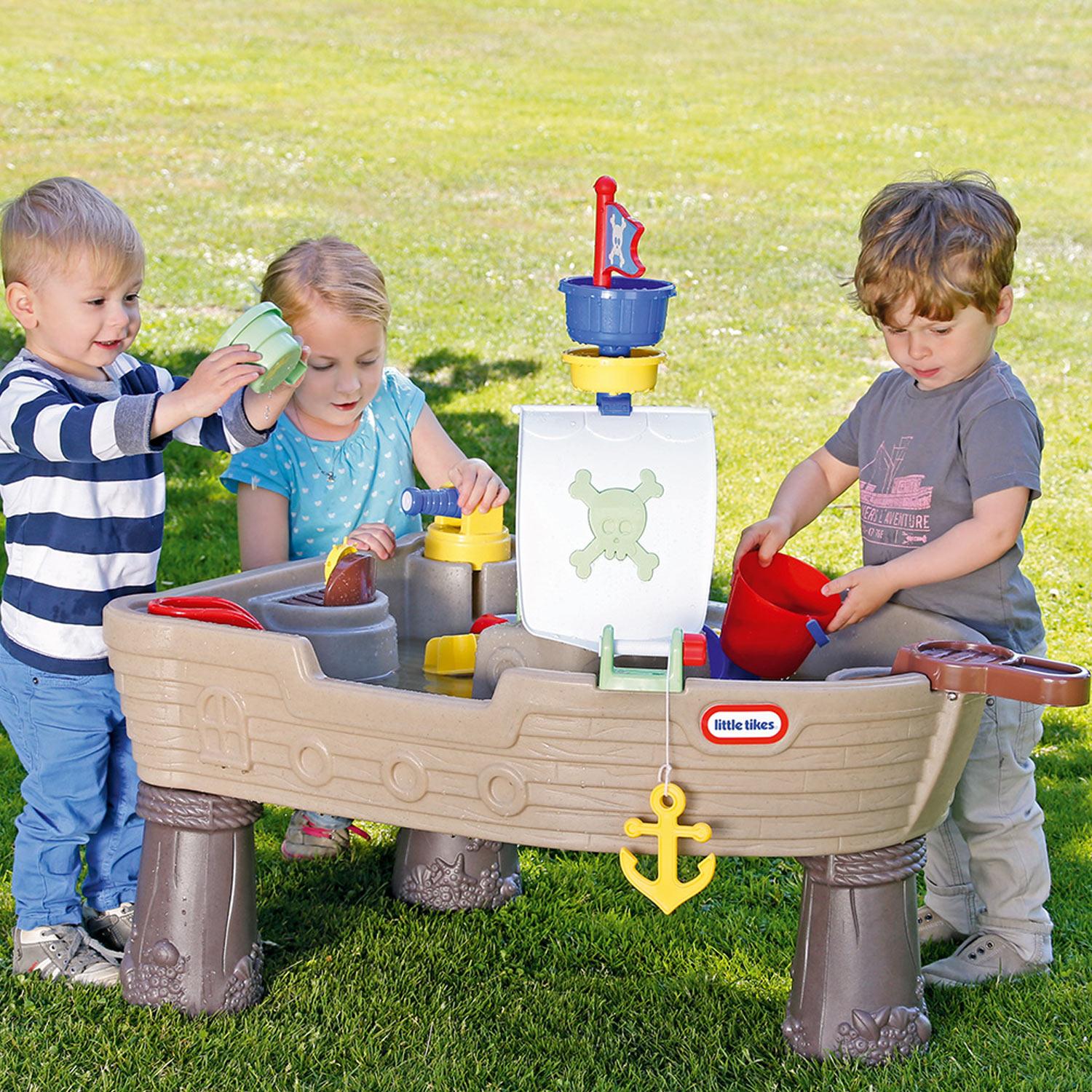 Anchors Away Pirate Ship Water Table | Little Tikes Outdoor Toy