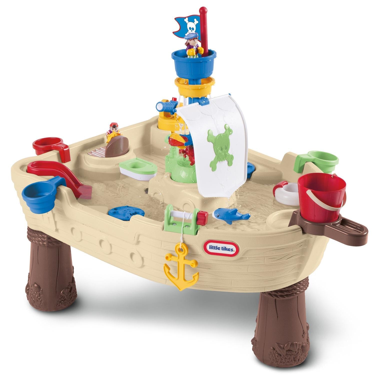 Anchors Away Pirate Ship Water Table Little Tikes Outdoor Toy
