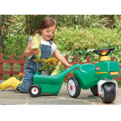 Little Tikes Tractor & Cart – Foot-to-Floor Toddler Ride-On