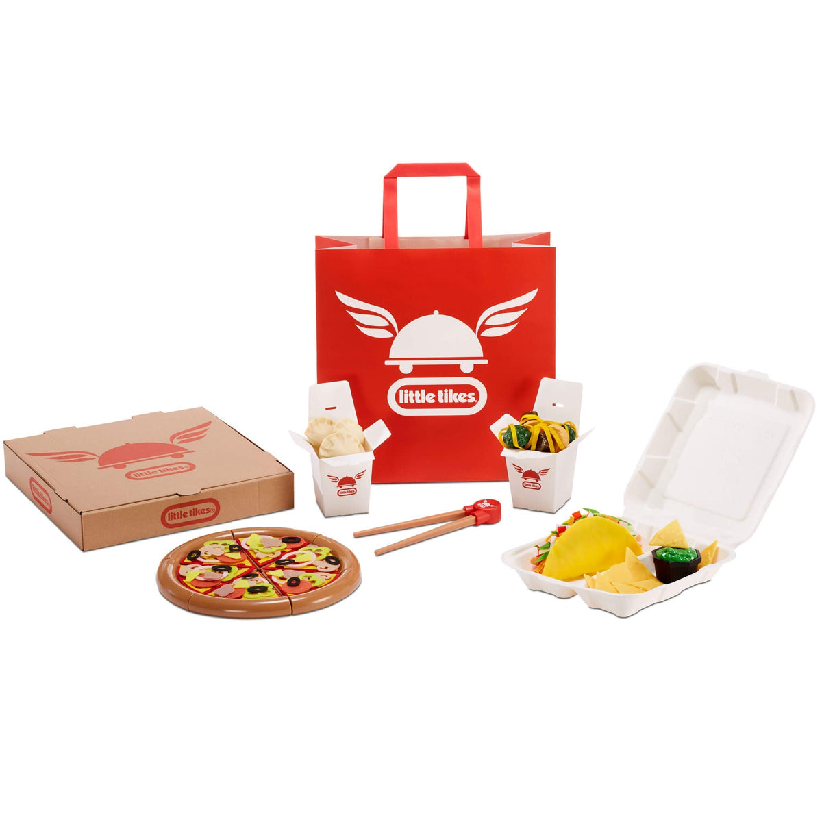 First Food Delivery Set - Pretend Play Kitchen Toy Little Tikes