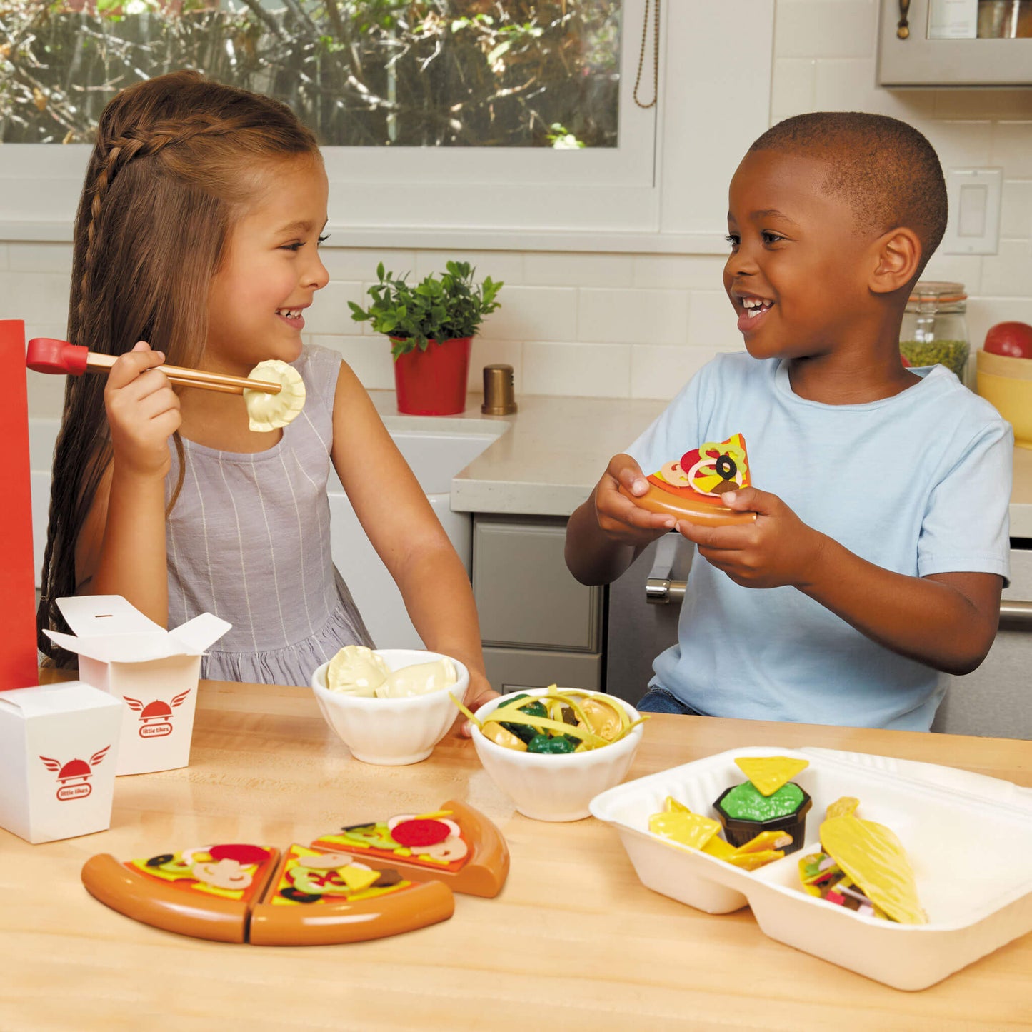 First Food Delivery Set - Pretend Play Kitchen Toy | Little Tikes