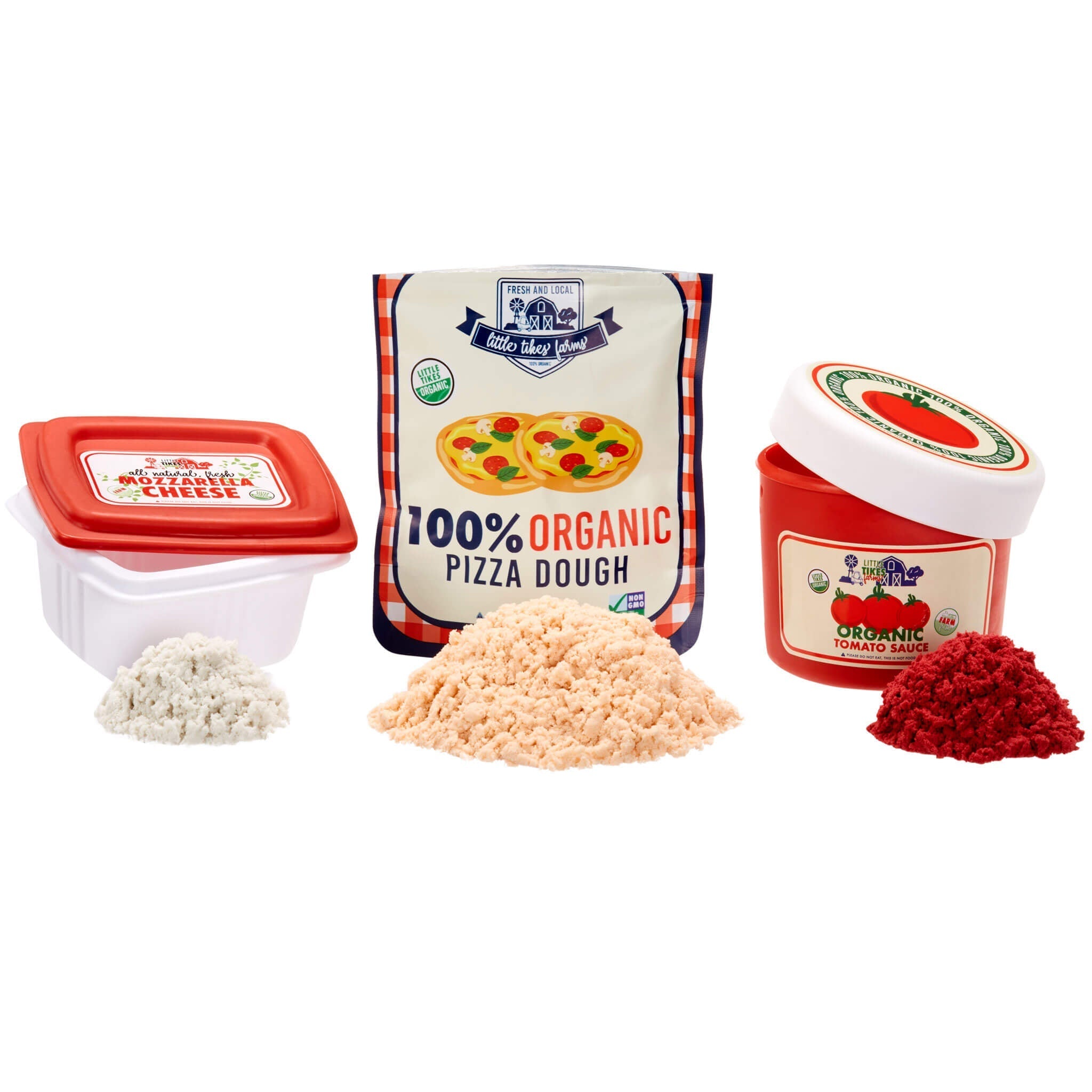 Creative Chefs™ Pizza Refill Kit Moldable Play Food for Kids 3+ Little Tikes
